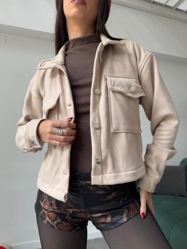 Campera Gamuza Oversize