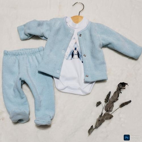 Conjunto 3 Piezas Corderito para Bebé