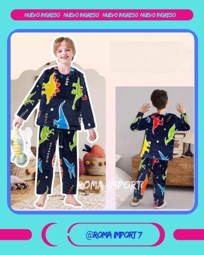 Pijama Infantil Luminosa Importada. 2 Piezas.