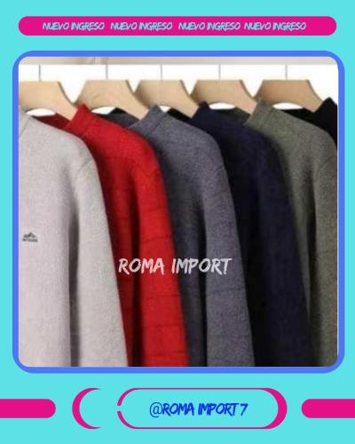 Sweater Importado Chenille para Hombre - Miniatura 2