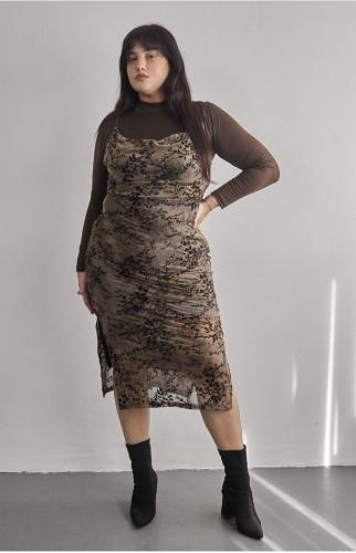 Vestido Romántico Buche Tul Folck - Miniatura 1