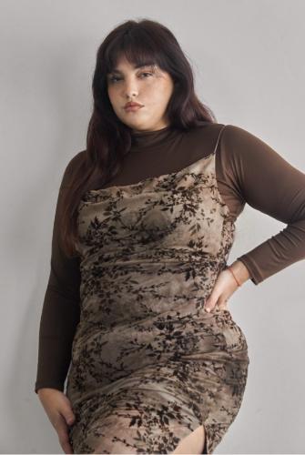Vestido Romántico Buche Tul Folck - Miniatura 2