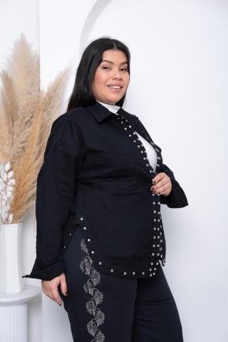 Camisaco Black con Tachas - Miniatura 2