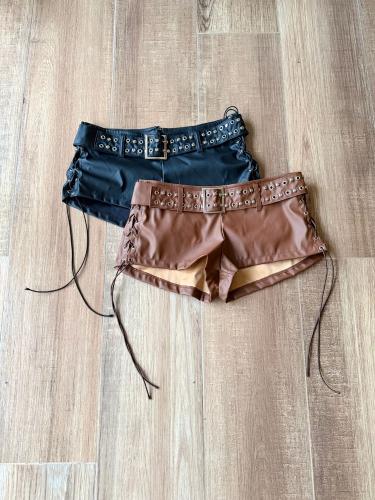 Short de Eco Cuero Vintage New York
