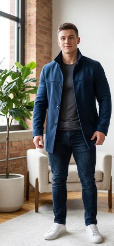 Chaquetas de Paño con Forro X Dentro y Bolsillo Interno - Miniatura 2