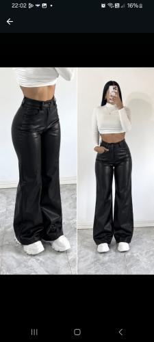 Wide Leg Ecocuero