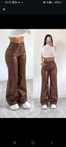 Wide Leg Ecocuero - Miniatura 2