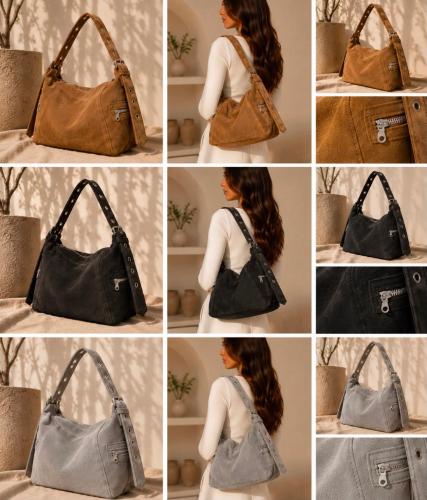 Cartera Mini Bag Gamuza - Miniatura 4