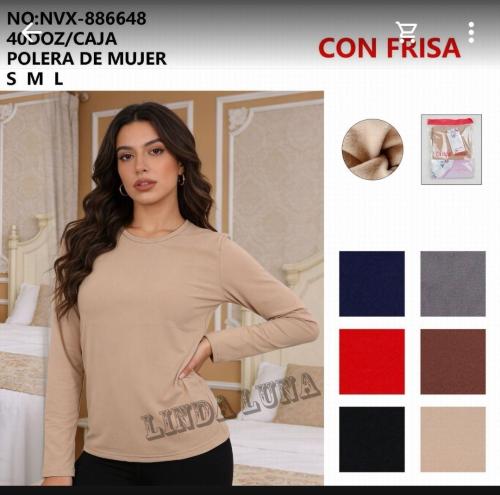 Camiseta Térmica Dama Linda L Surtida