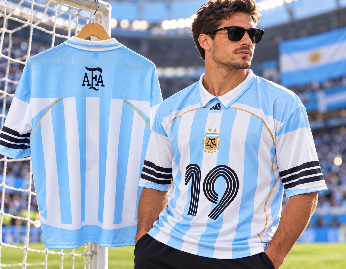 Conjunto Afa Despedida Messi Adultos - Imagen 3