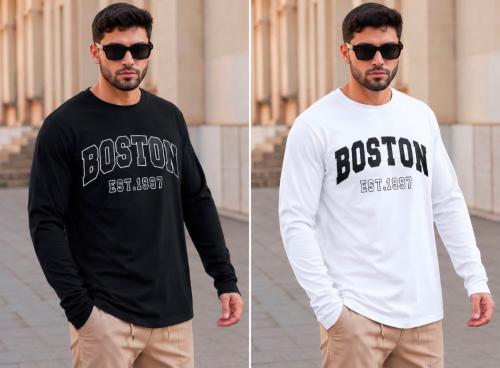 Manga Larga Boston