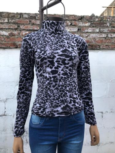 Polera Animal Print Frizado - Miniatura 3