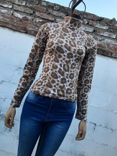 Polera Animal Print Frizado - Miniatura 5