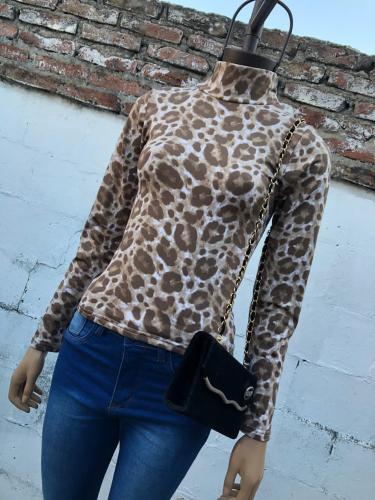Polera Animal Print Frizado - Miniatura 6