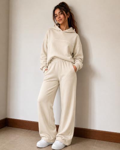 Conjunto Palazo Recto con Buzo