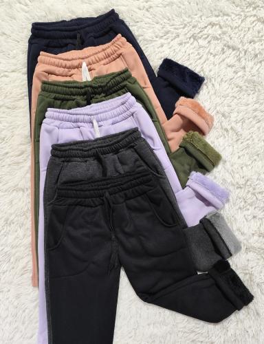 Pantalón Jersey con Piel Niño