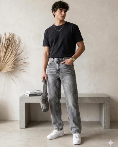 Pantalon Mom
