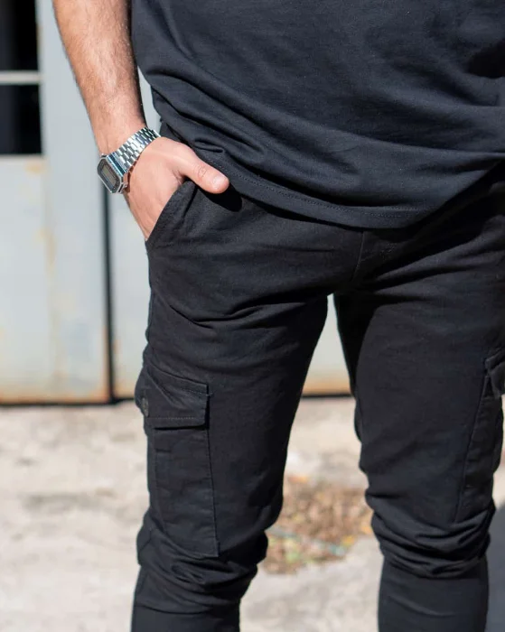 Jogger Cargo Gabardina