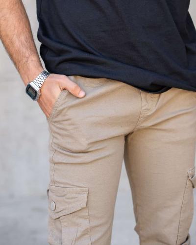 Jogger Cargo Gabardina