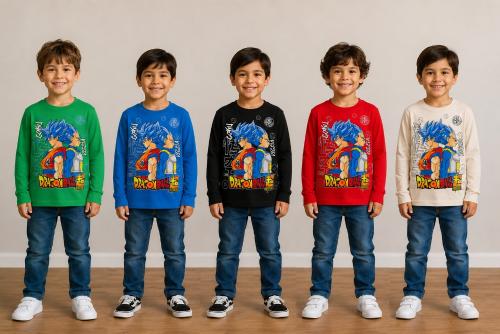 Camiseta Manga Larga de Niño 4 al 16