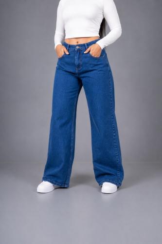 Wide Leg Azul Marino