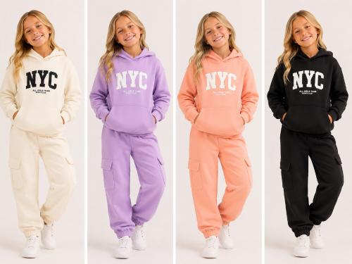 Buzos Canguros Estampados de Nena
