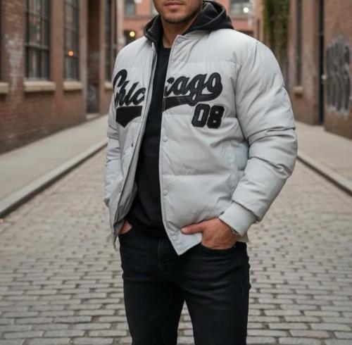 Campera Varon  con Piel - Miniatura 3