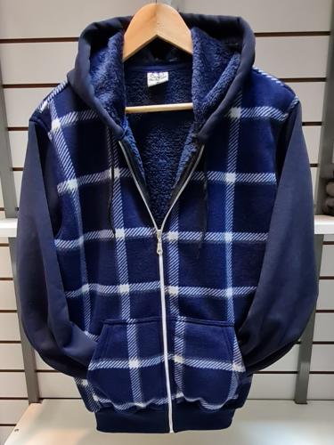 Campera Polar con Piel