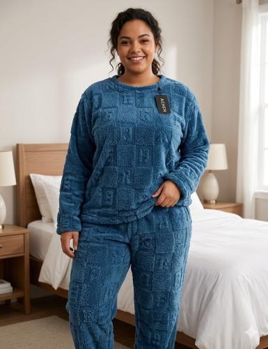 Pijama Polar Soft Cuadros Especial