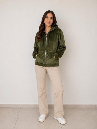 Campera Plus con Piel de Mujer