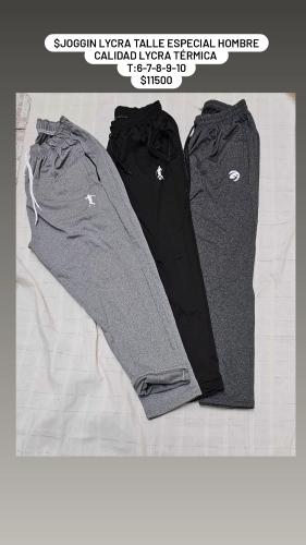 Joggin Lycra Térmica Talle Especial Hombre