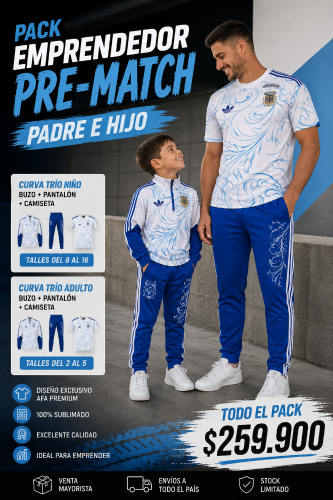 Pack Emprendedor Padre e Hijo Afa Pre Match