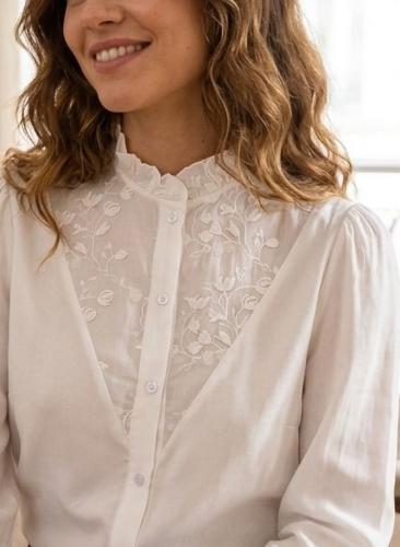 Camisa Broderi Marina