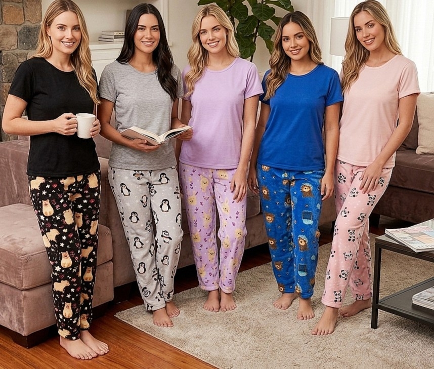Pijama Dama Sof Bifas Estampado - Imagen 1