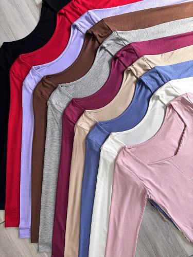 Camiseta Cuello Espejo Modal - Miniatura 3