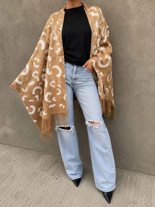 Ruana Animal Print