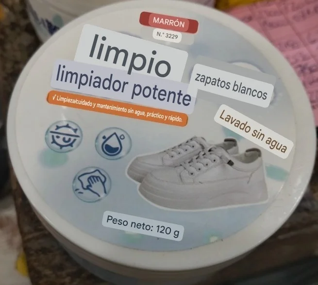 Crema Limpiadora de Zapatillas