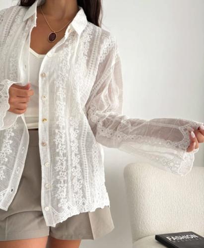 Camisa Bordado Importado