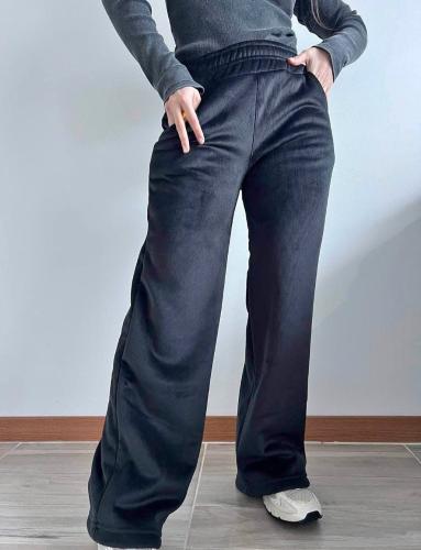 Pantalon Palazo Corderito con Piel - Miniatura 2