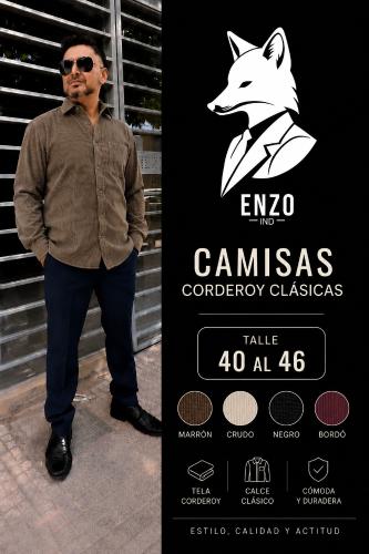 Camisa Corderoy Hombre - Miniatura 3