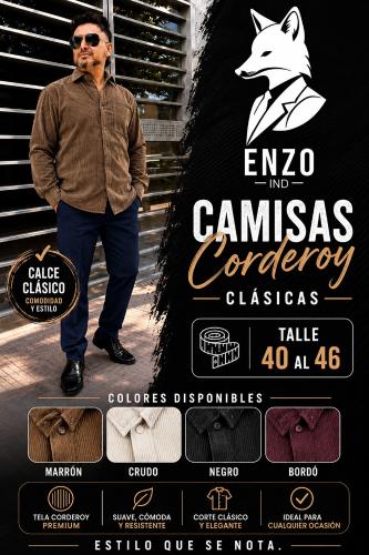 Camisa Corderoy Hombre - Miniatura 4