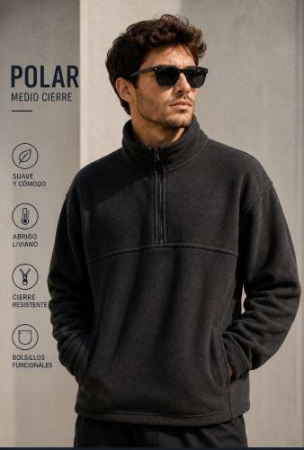 Buzo Medio Cierre Polar - Miniatura 3