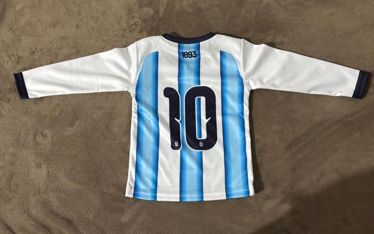 Camiseta Argentina Bebé Mangas Largas - Imagen 2