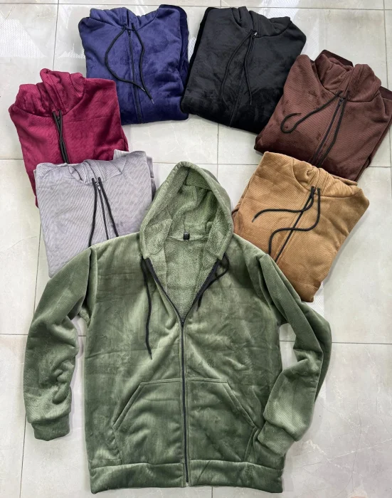 Camperas de Corderoy con Piel Especial