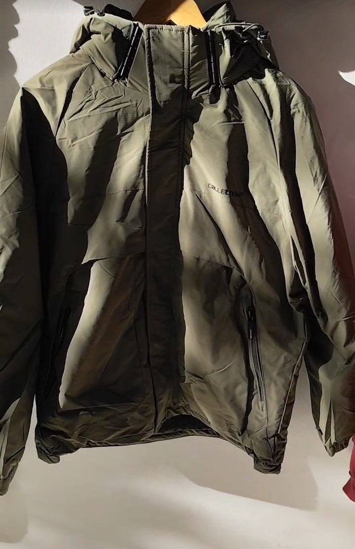 Campera Impermeable con Piel _ Yd - Imagen 2