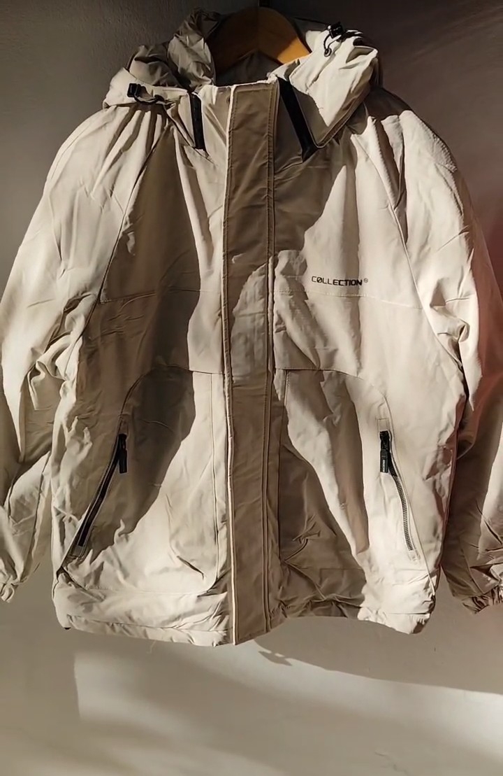 Campera Impermeable con Piel _ Yd - Imagen 3