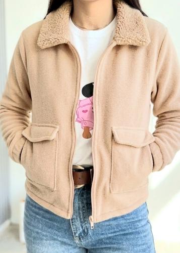 Campera de Corderito con Micro Polar - Miniatura 3