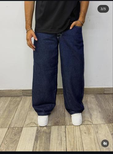 Baggy Jeans Raw Azúl  Unisex - Miniatura 2