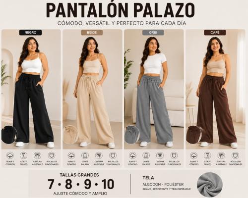 Palazo Darlon Térmicas Excelente Calidad  Talles Especial - Miniatura 2