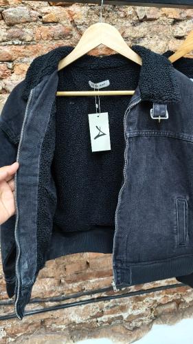 Bomber con Corderito Negro - Miniatura 2